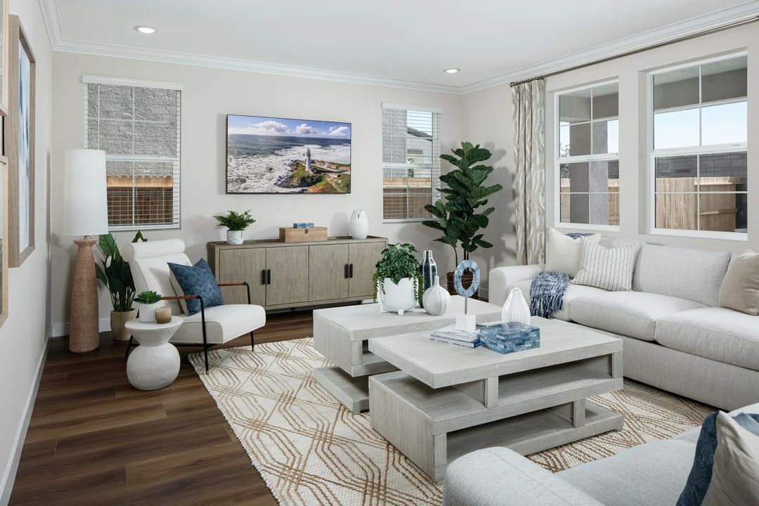 Great room with gorgeous flooring