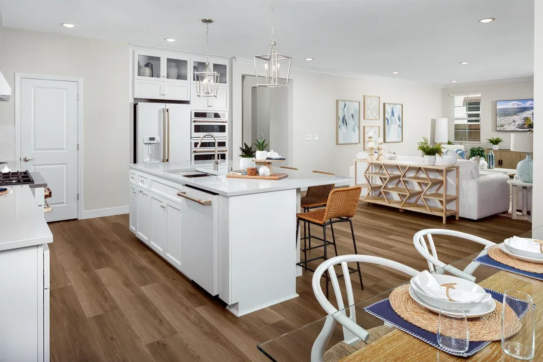 Kitchen overlooking great room