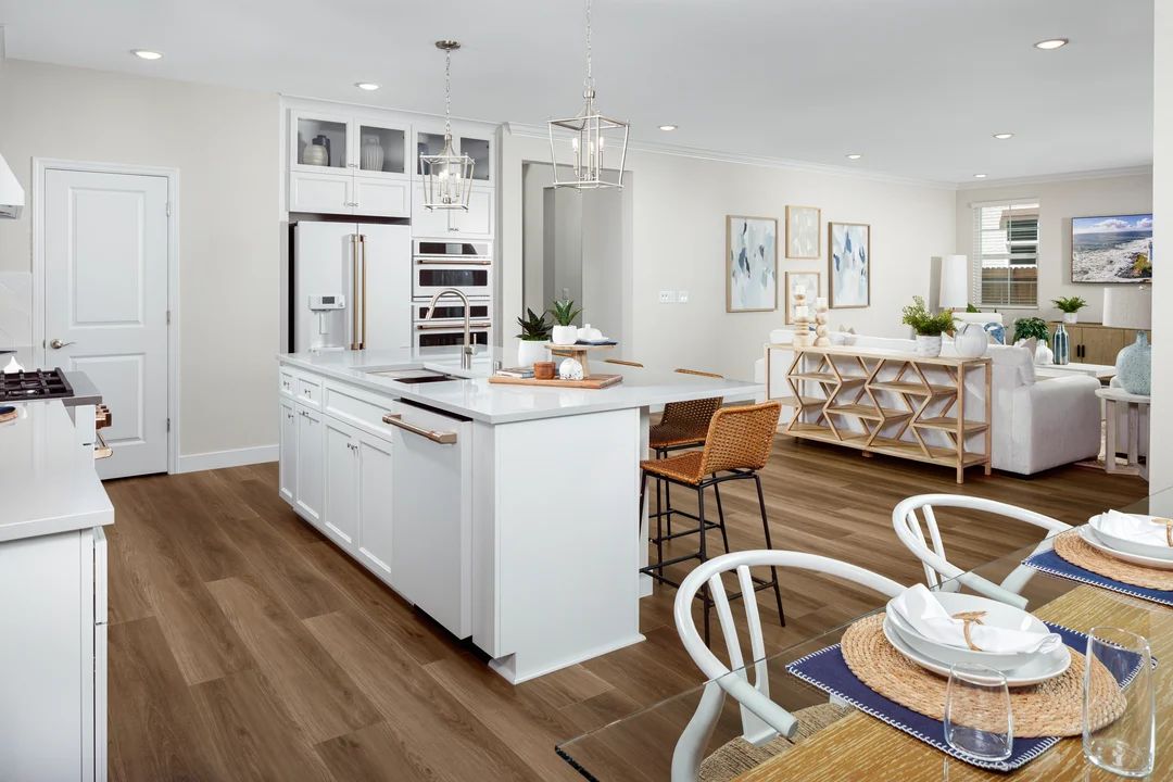 Kitchen overlooking great room