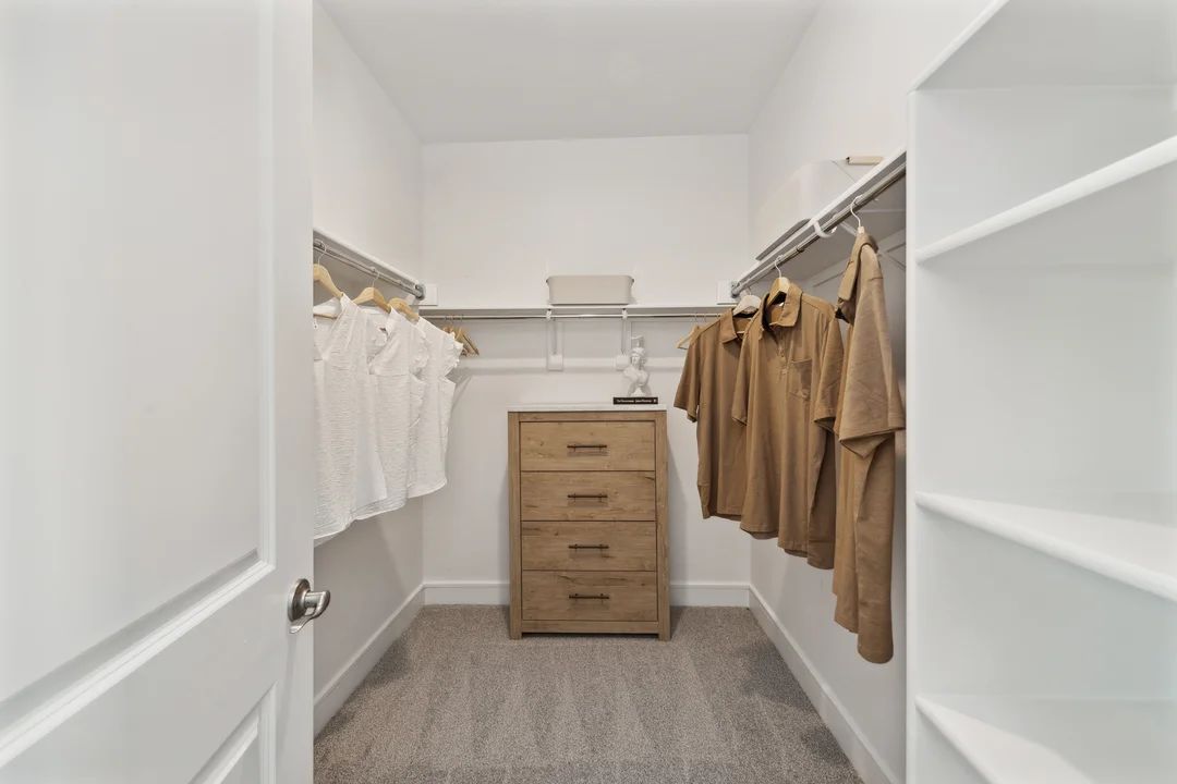 Primary walk-in closet