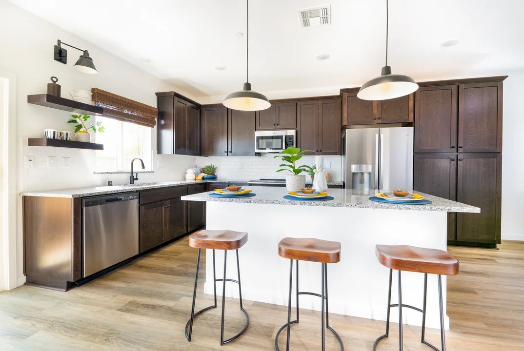 Kitchen with spacious island