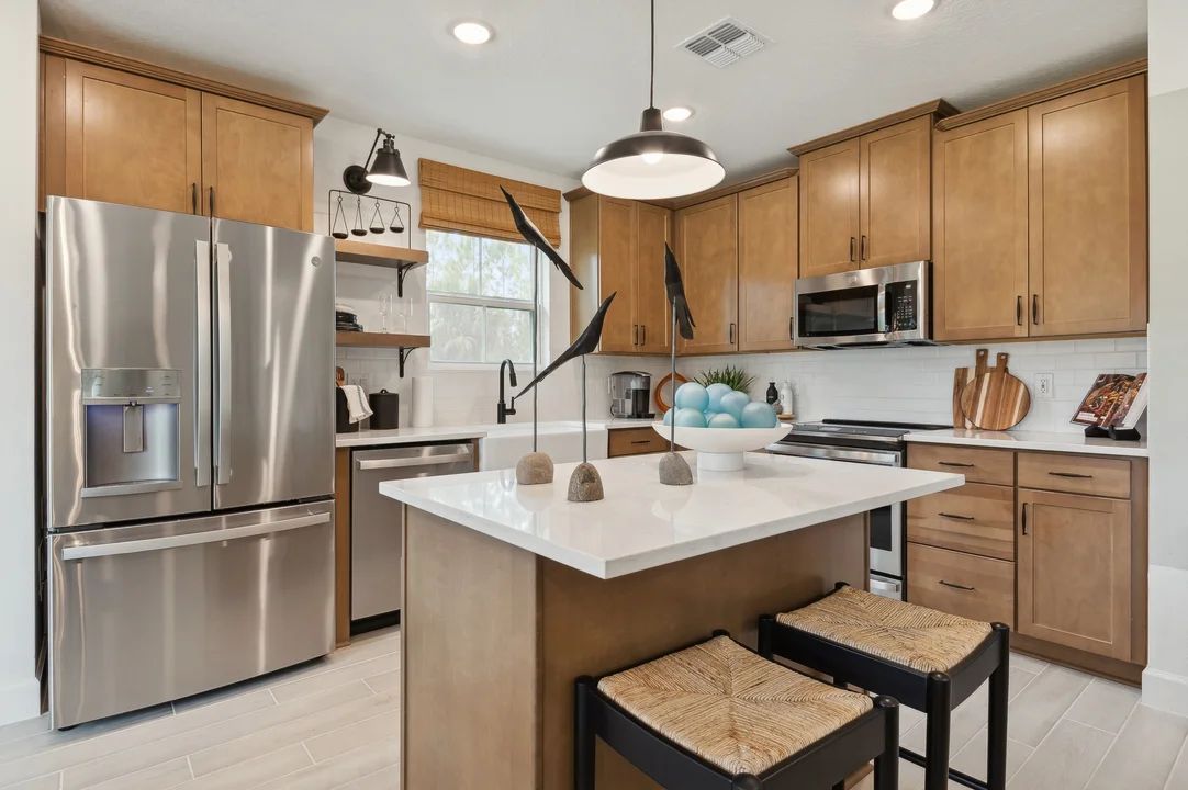 Kitchen with center island