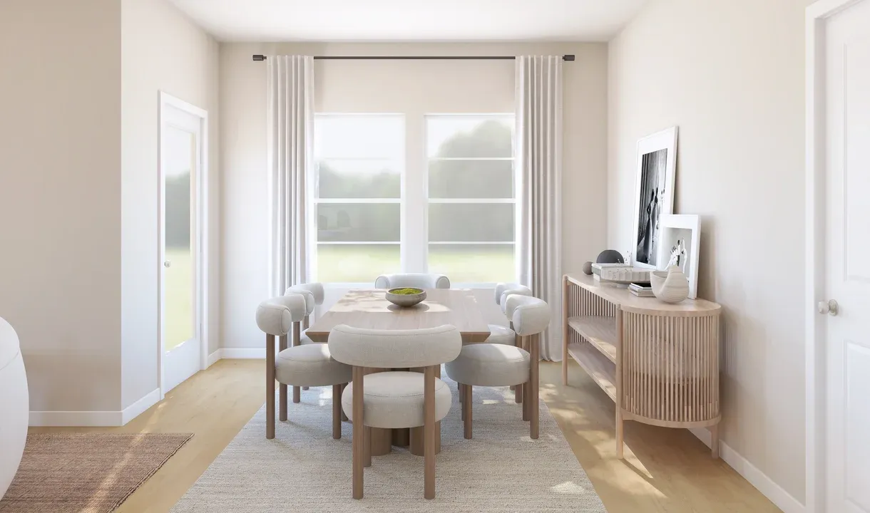 Dining area off the kitchen ideal for entertaining
