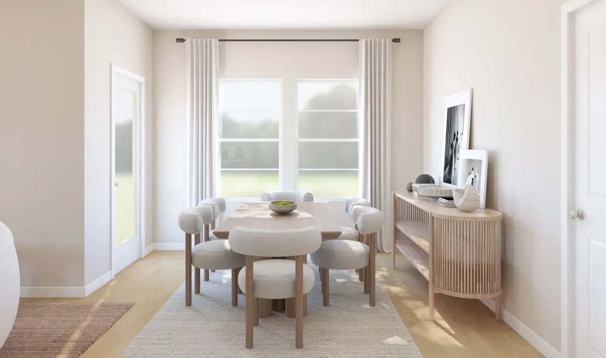 Dining area off the kitchen ideal for entertaining