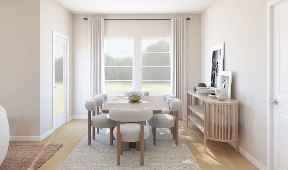 Dining area off the kitchen ideal for entertaining
