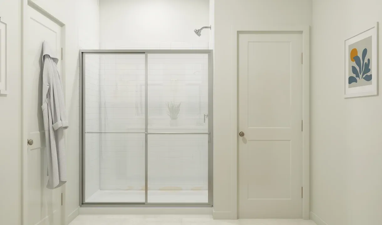 Primary bath with shower