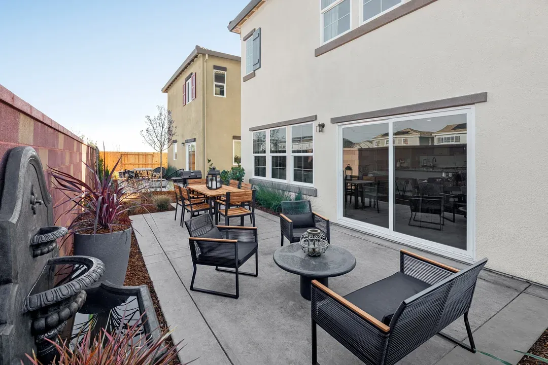 Backyard with patio