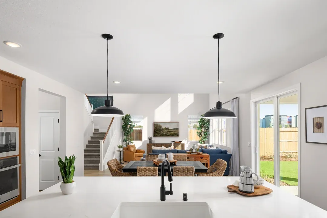Kitchen overlooking great room