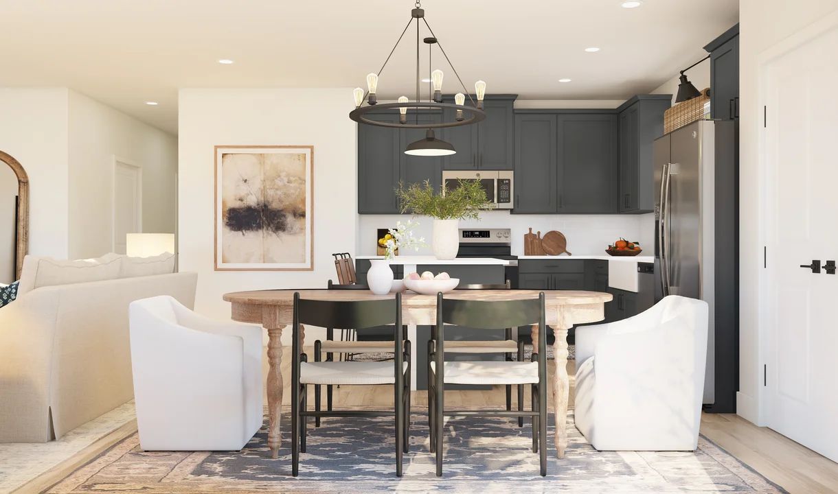 Dining area near kitchen