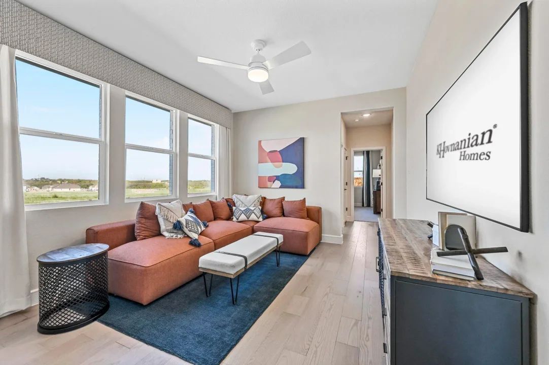 Activity room with gorgeous flooring
