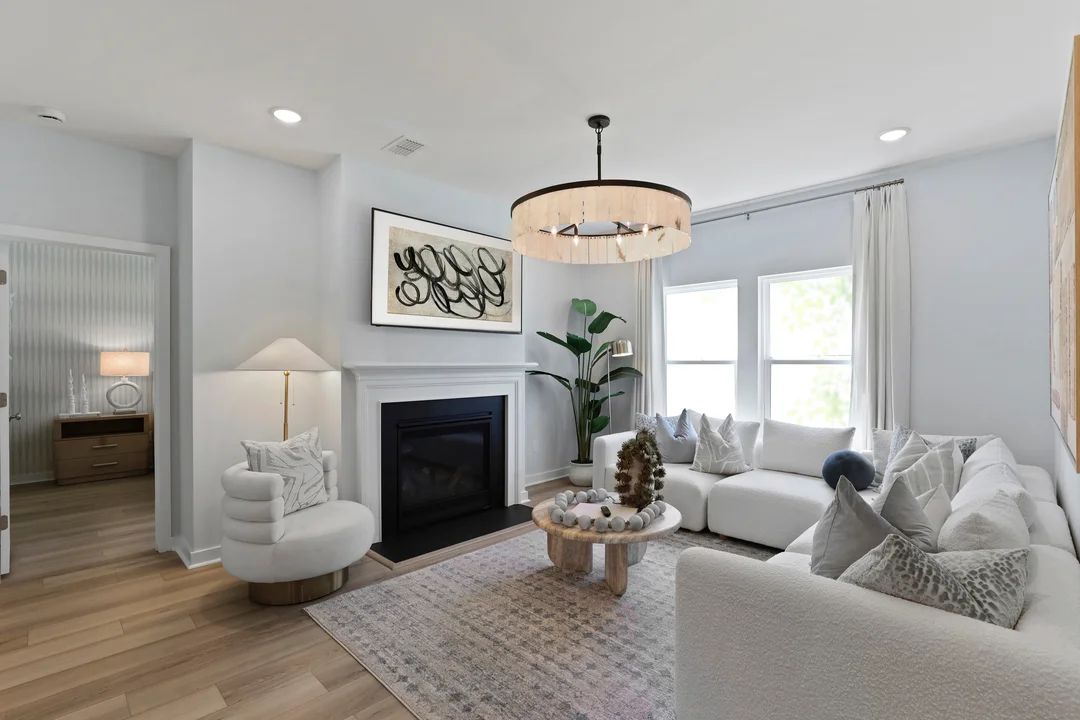 Great room with optional fireplace