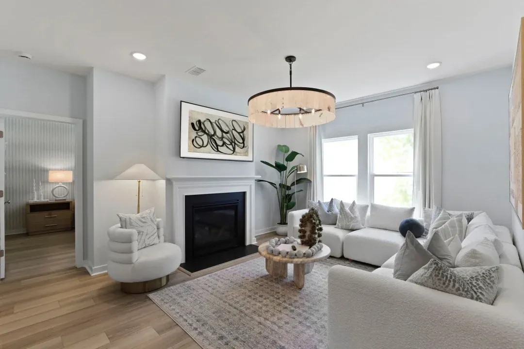 Great room with optional fireplace