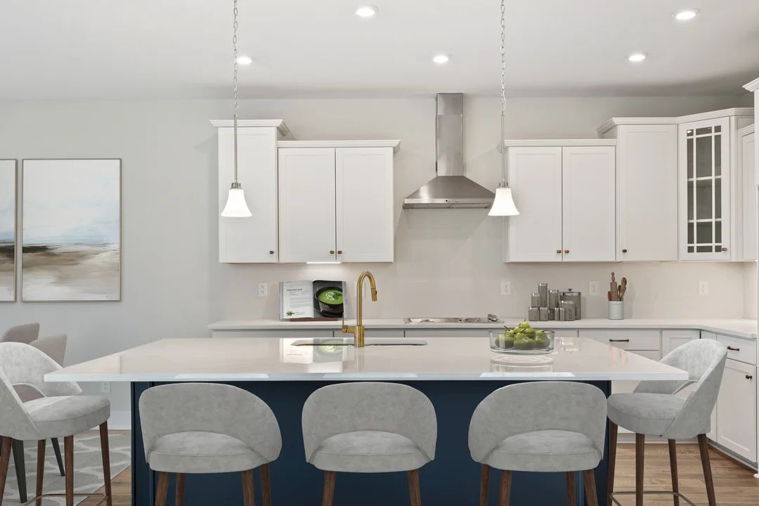 Kitchen with spacious island