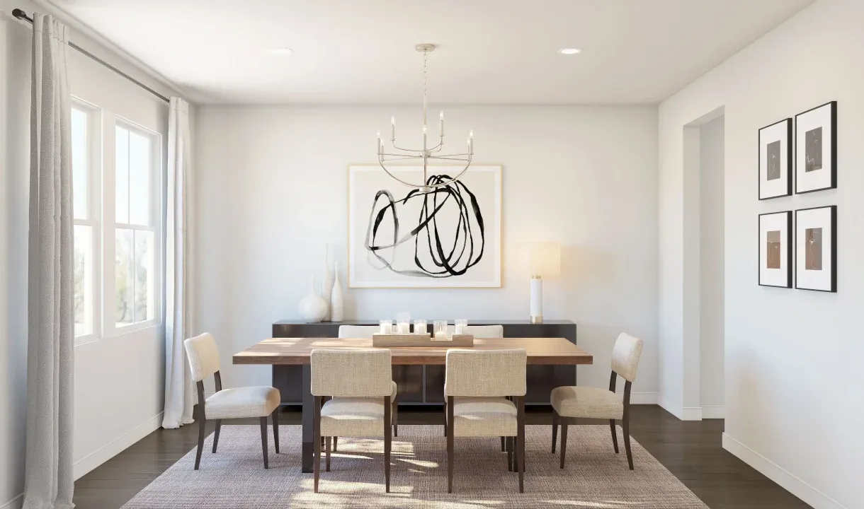 Dining room off the foyer