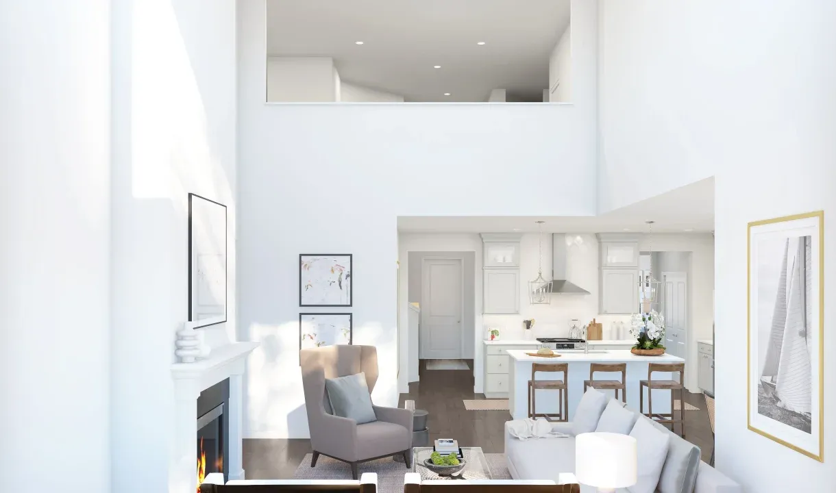 Two-story great room and open floorplan