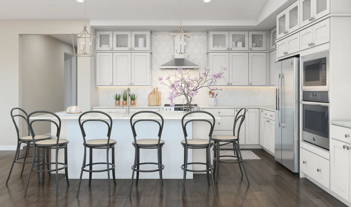 Kitchen with vast island