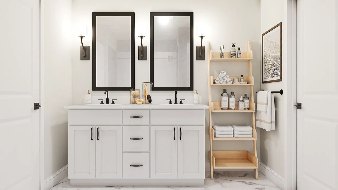 Dual sinks in primary bath