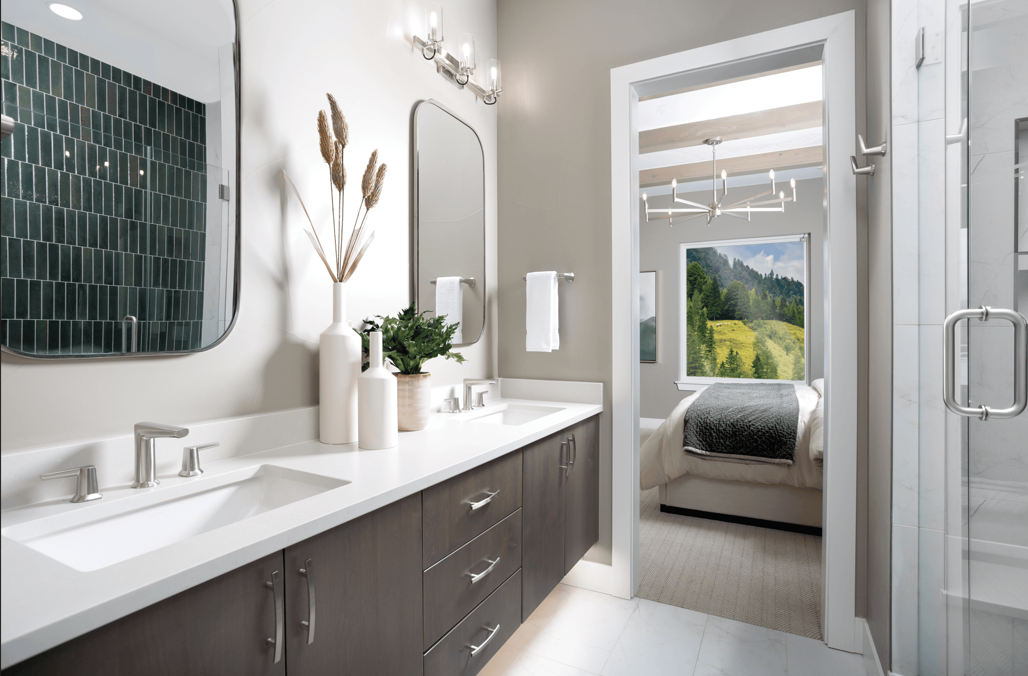Primary Bath 2 offers a well-appointed design with modern finishes, creating a comfortable and private retreat that complements the lower-level primary suite.
