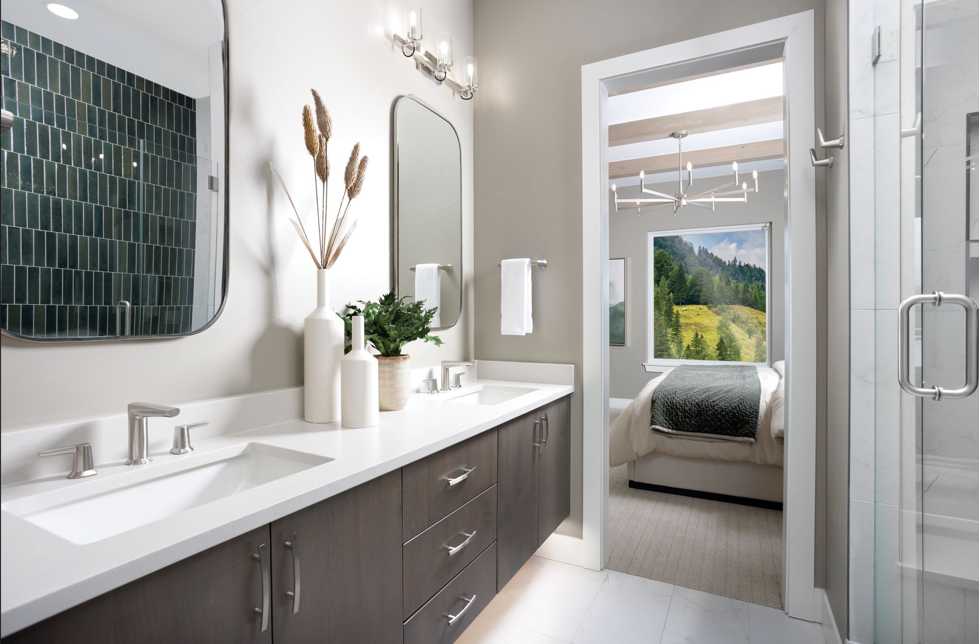 Primary Bath 2 offers a well-appointed design with modern finishes, creating a comfortable and private retreat that complements the lower-level primary suite.