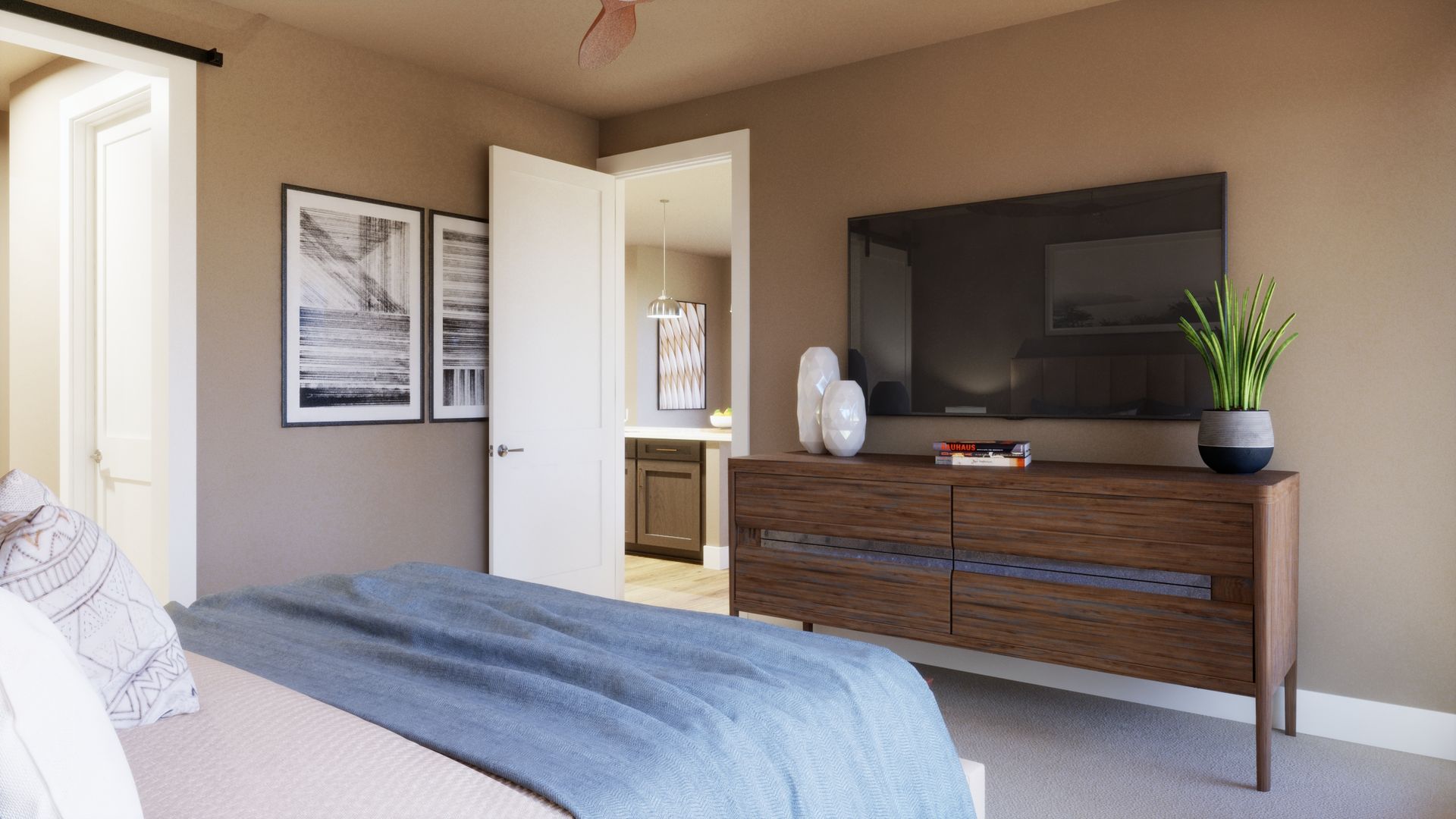 Main-floor living designed for comfort and convenience. This spacious primary bedroom offers a peaceful retreat with abundant natural light and a warm, inviting design, all conveniently located on the main level.