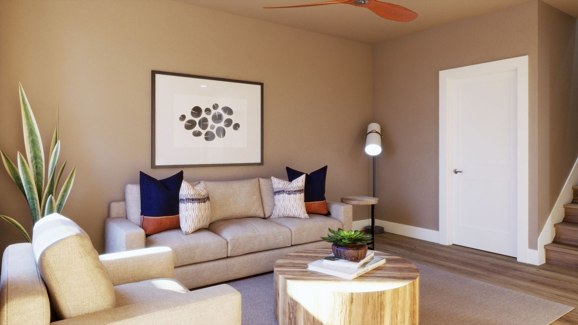 A versatile lower-level retreat designed for relaxing and entertaining. This family and rec room offers a comfortable place to unwind with convenient access to the lower-level deck for an easy connection to the outdoors.