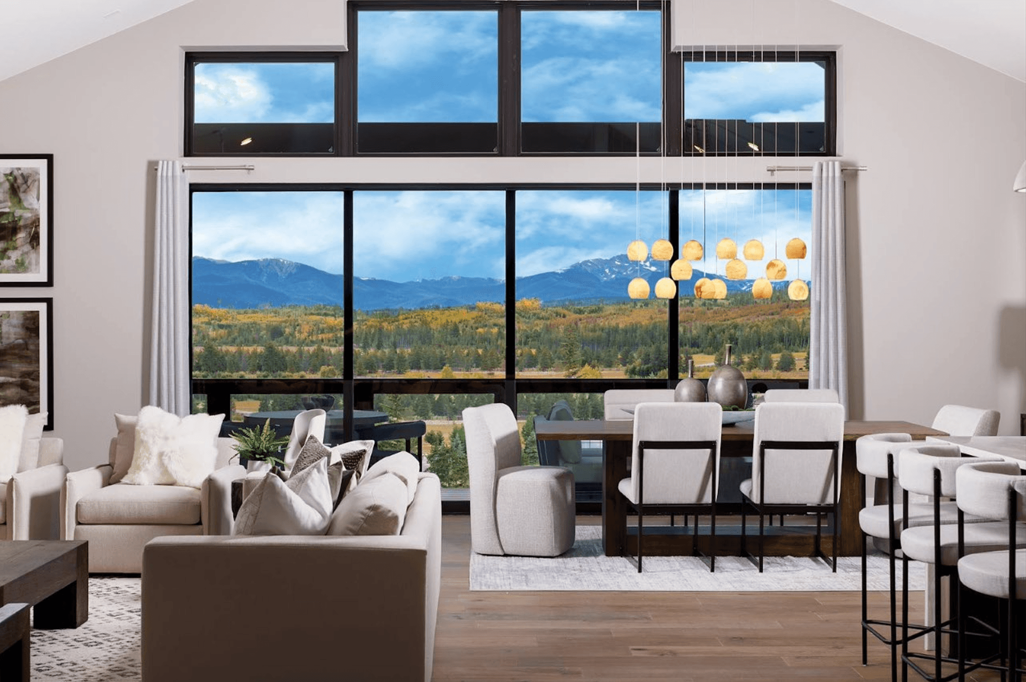 The Osprey offers spacious mountain living with 5 bedrooms and 4.5 baths, featuring two primary suites for added privacy and flexibility. An open-concept living area is ideal for gathering, complemented by a detached 2-car garage.