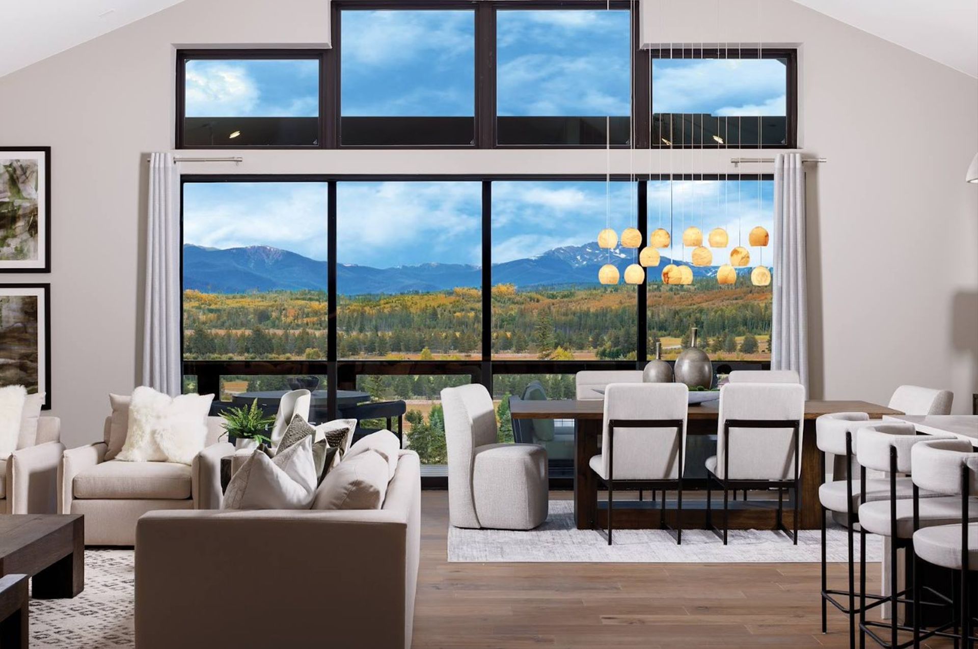 The Osprey offers spacious mountain living with 5 bedrooms and 4.5 baths, featuring two primary suites for added privacy and flexibility. An open-concept living area is ideal for gathering, complemented by a detached 2-car garage.