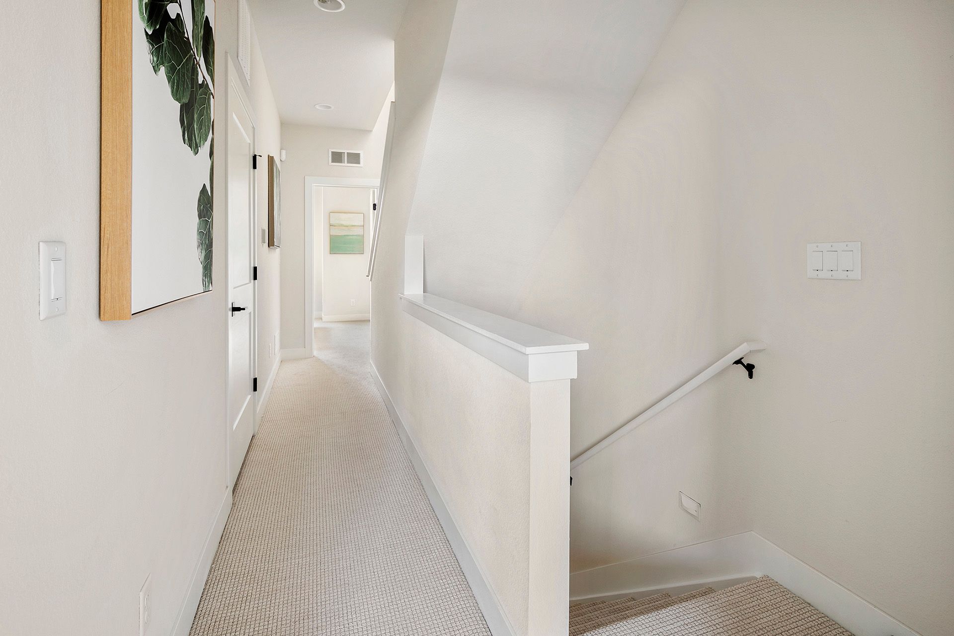 Bedroom level hallway