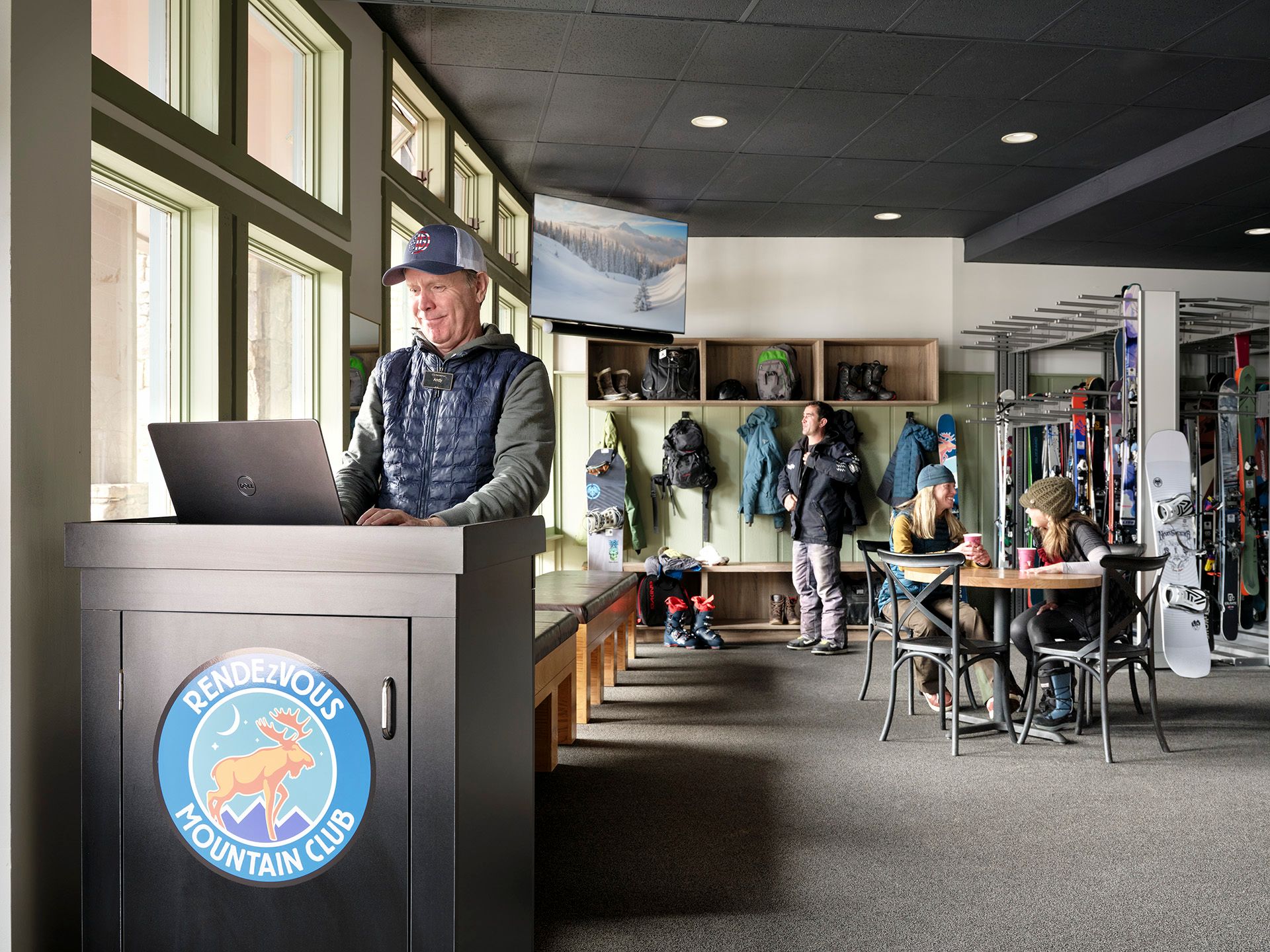 The Rendezvous Mountain Club is exclusive to homeowners, offering effortless access just moments from the Gondola. With convenient ski storage and elevated amenities, it’s your seamless connection to the slopes and year-round mountain adventure.