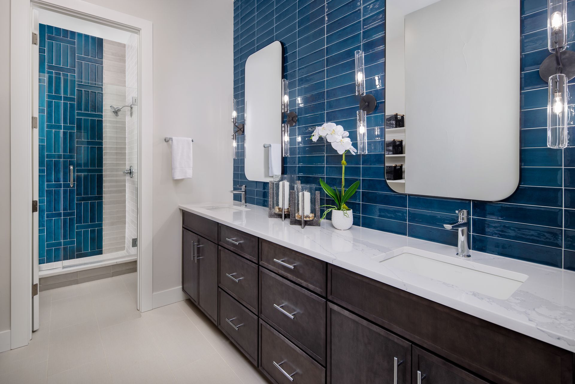 The primary bathroom offers a relaxing retreat with a thoughtfully designed layout and direct access to a spacious walk-in closet, blending comfort, convenience, and everyday luxury.