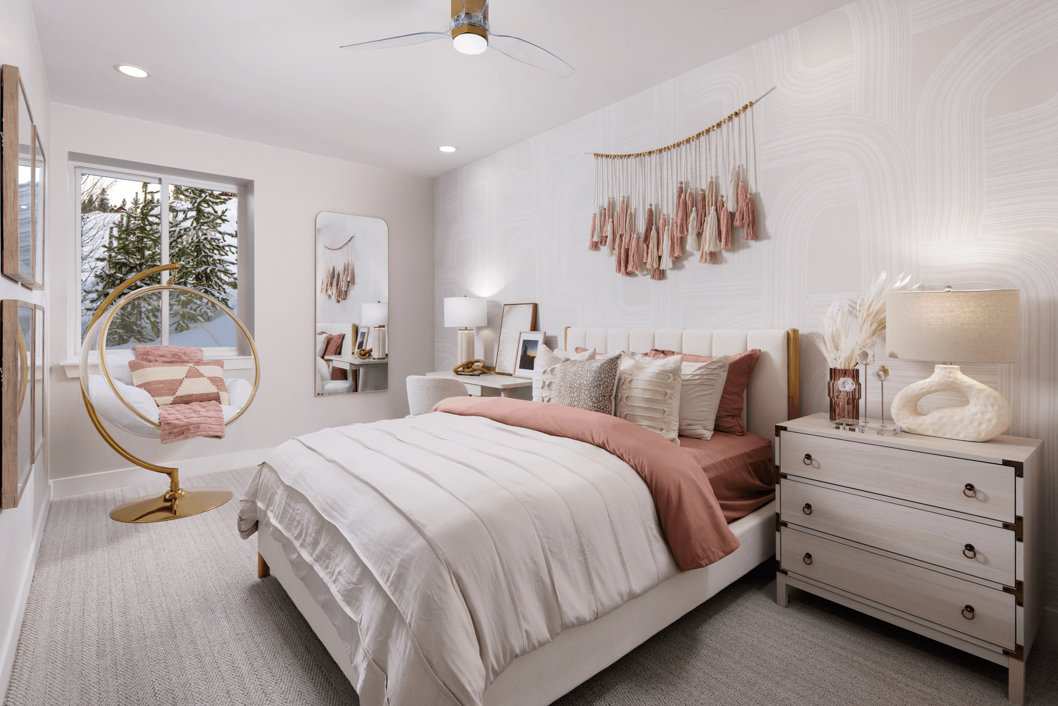 Bedroom 3 is thoughtfully designed with a Jack and Jill connection to Bath 3 and the family/rec room, offering easy access and a functional layout perfect for shared living or guests.