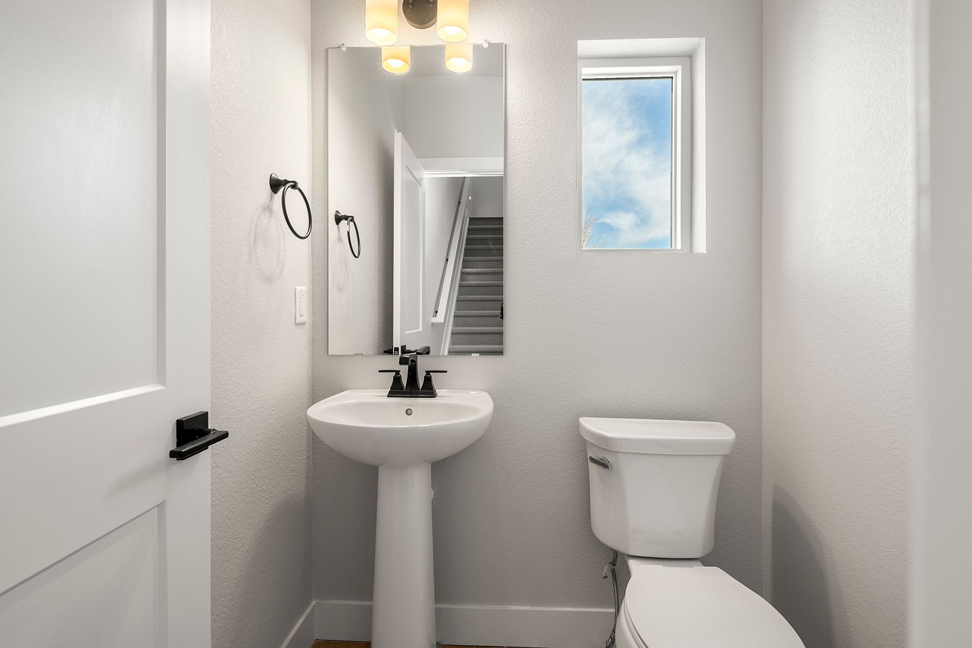 Main level half bath