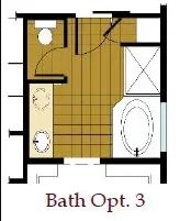 Bath Opt. 3 Floor Plan