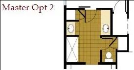 Master Bath Opt. 2 Floor Plan 