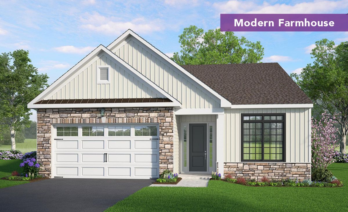 Mayfair I - LW - The Fields at Lafayette Way - Active Adult: Easton, Pennsylvania - Kay Builders