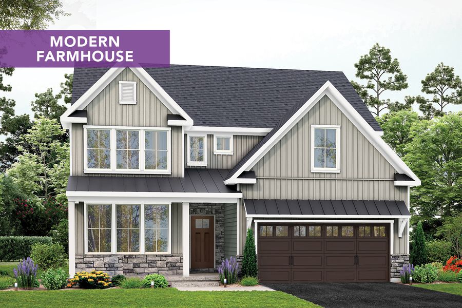 Rushford C - Modern Farmhouse floor plan