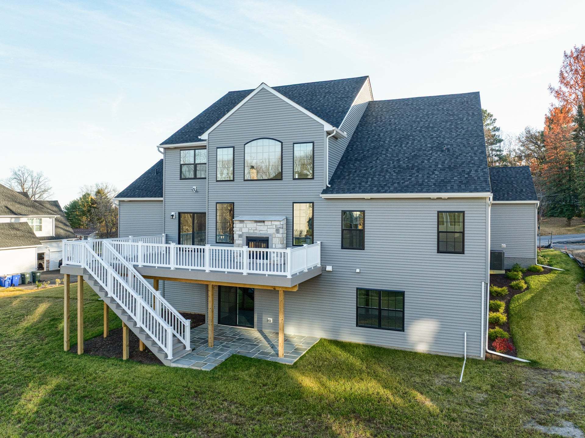 Rear Deck and Walk-Out Patio