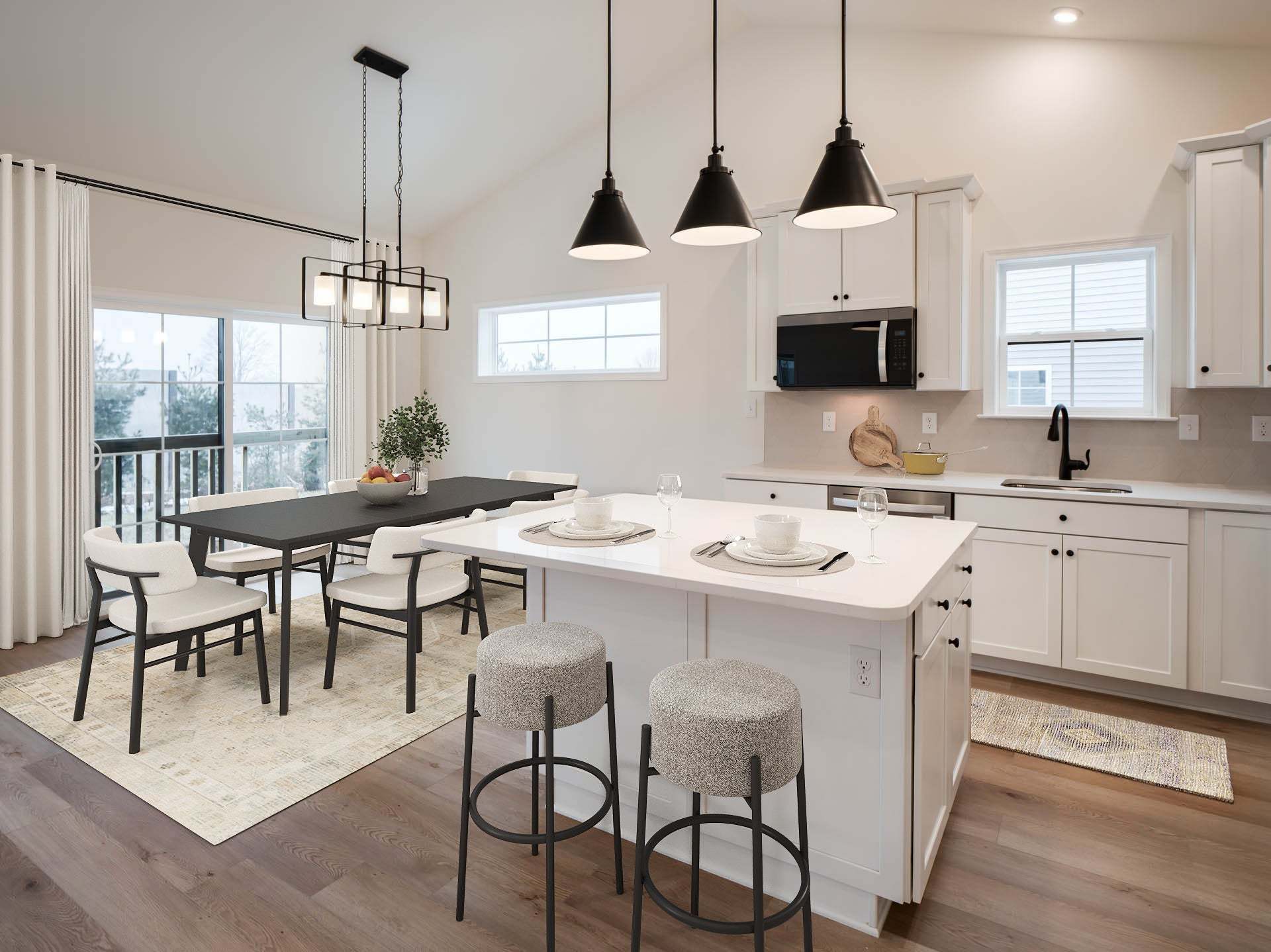 Classic Kitchen and Dining Area