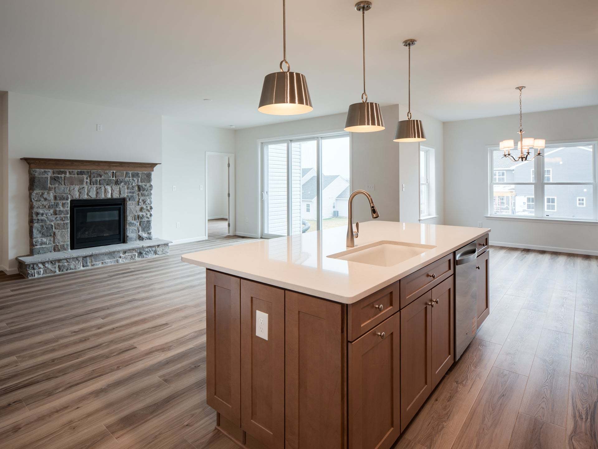 Family Room and Gourmet Kitchen