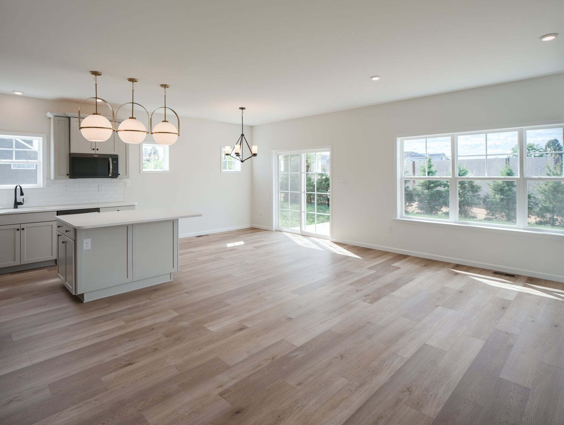 Kitchen and Family Room
