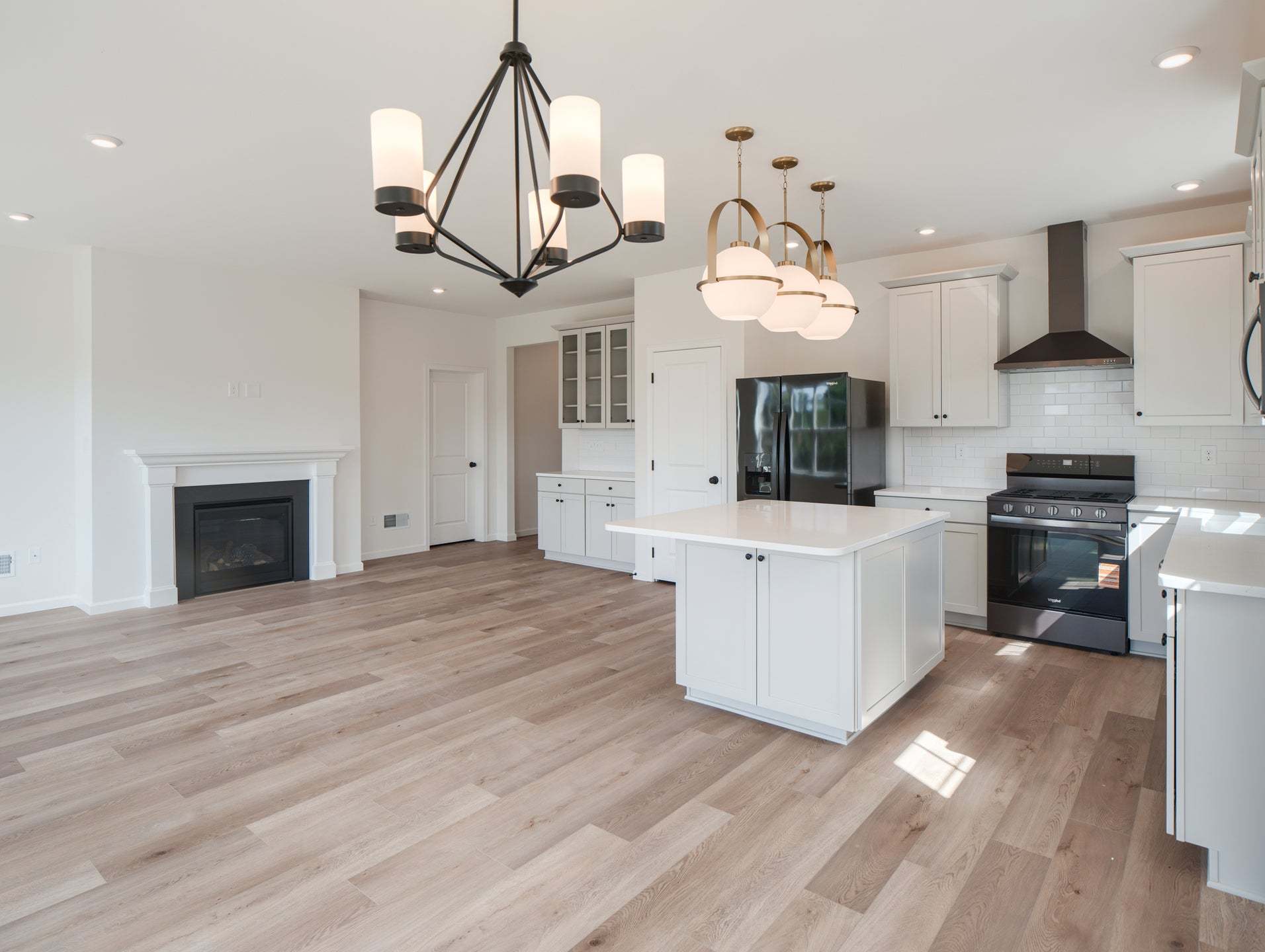 Kitchen and Family Room