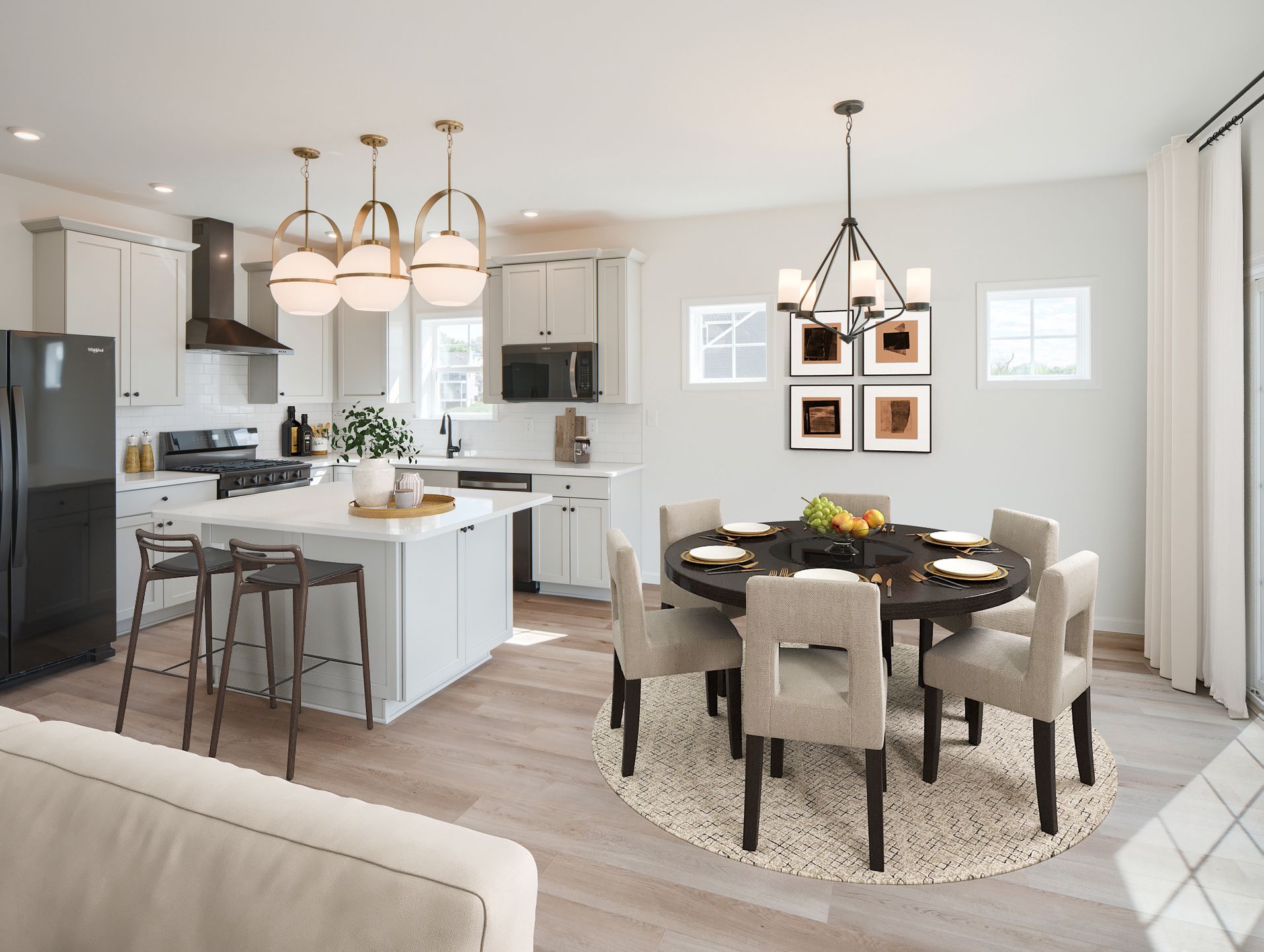 Kitchen and Dining Area