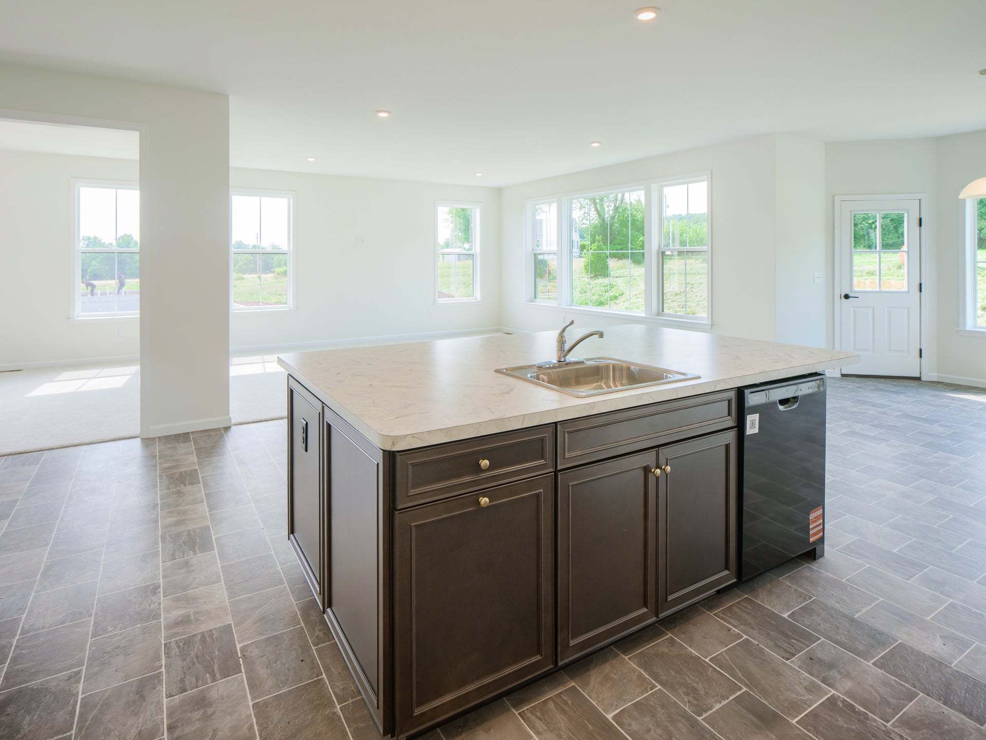 Kitchen and Family Room