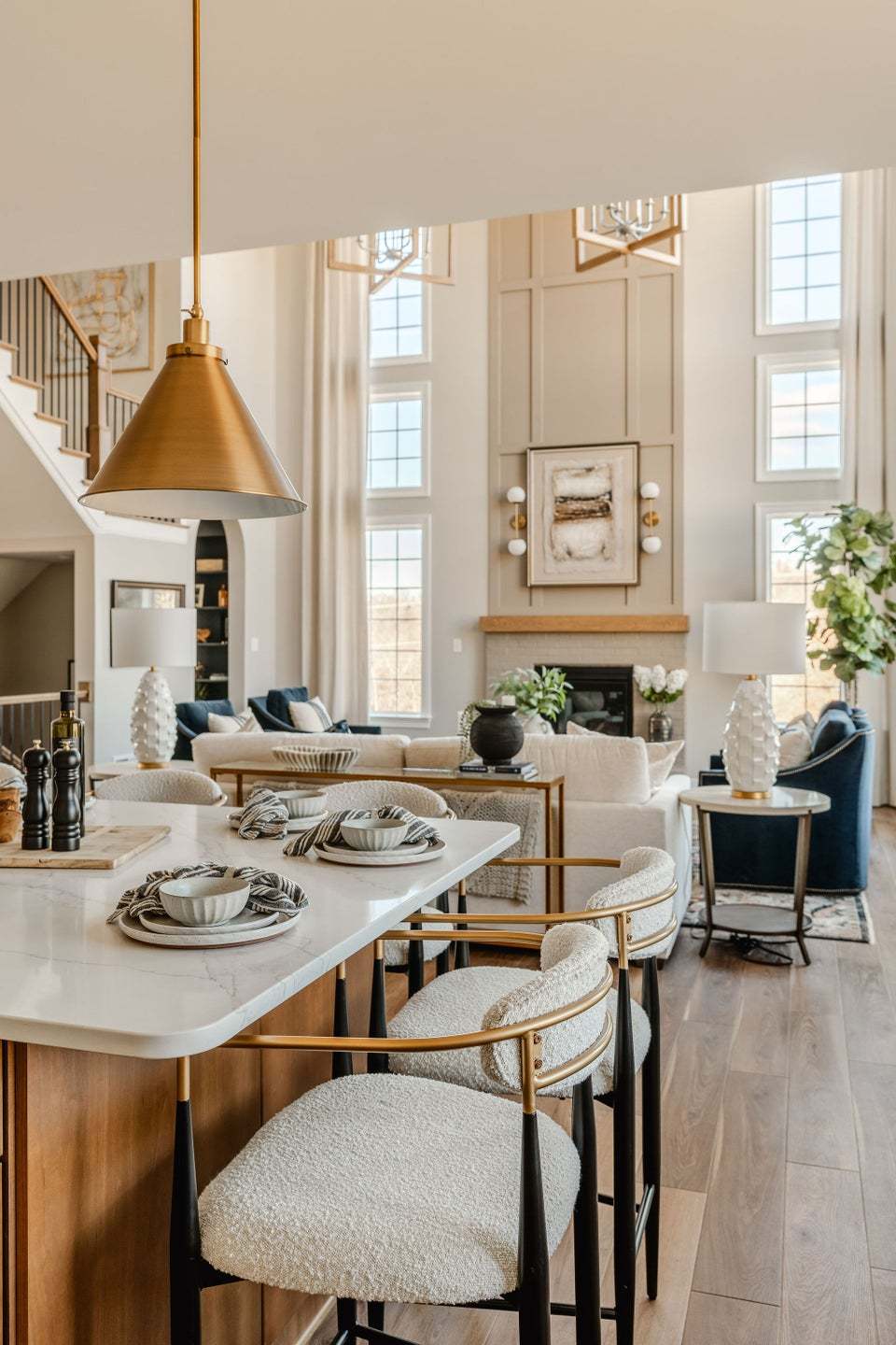 Chef's Kitchen and Family Room