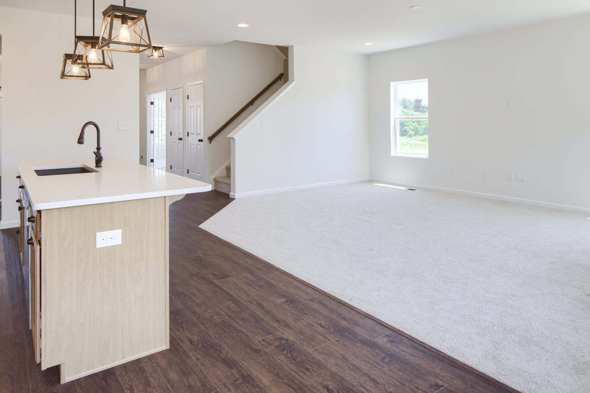 Family Room and Classic Kitchen