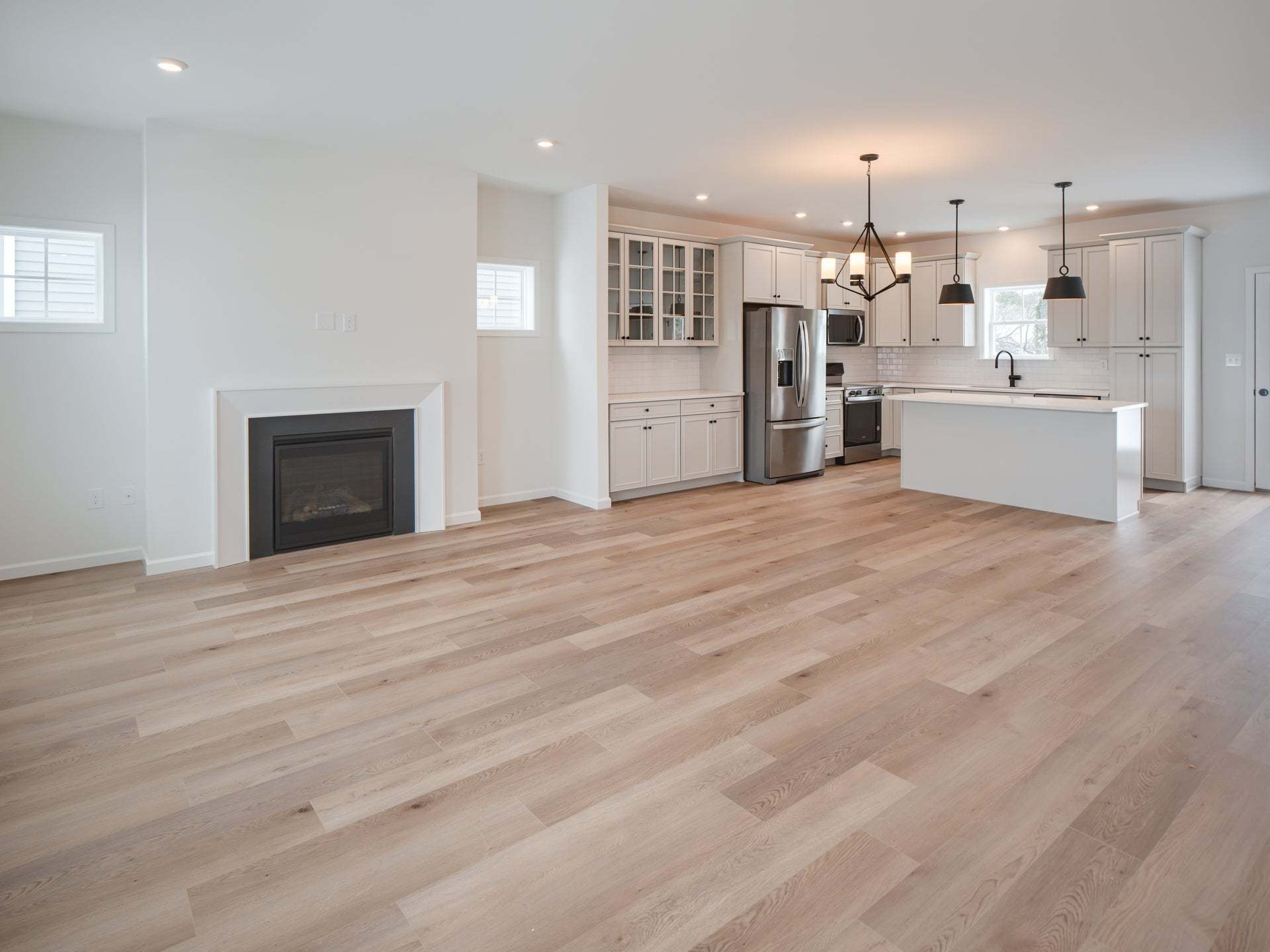 Family Room and Classic Kitchen