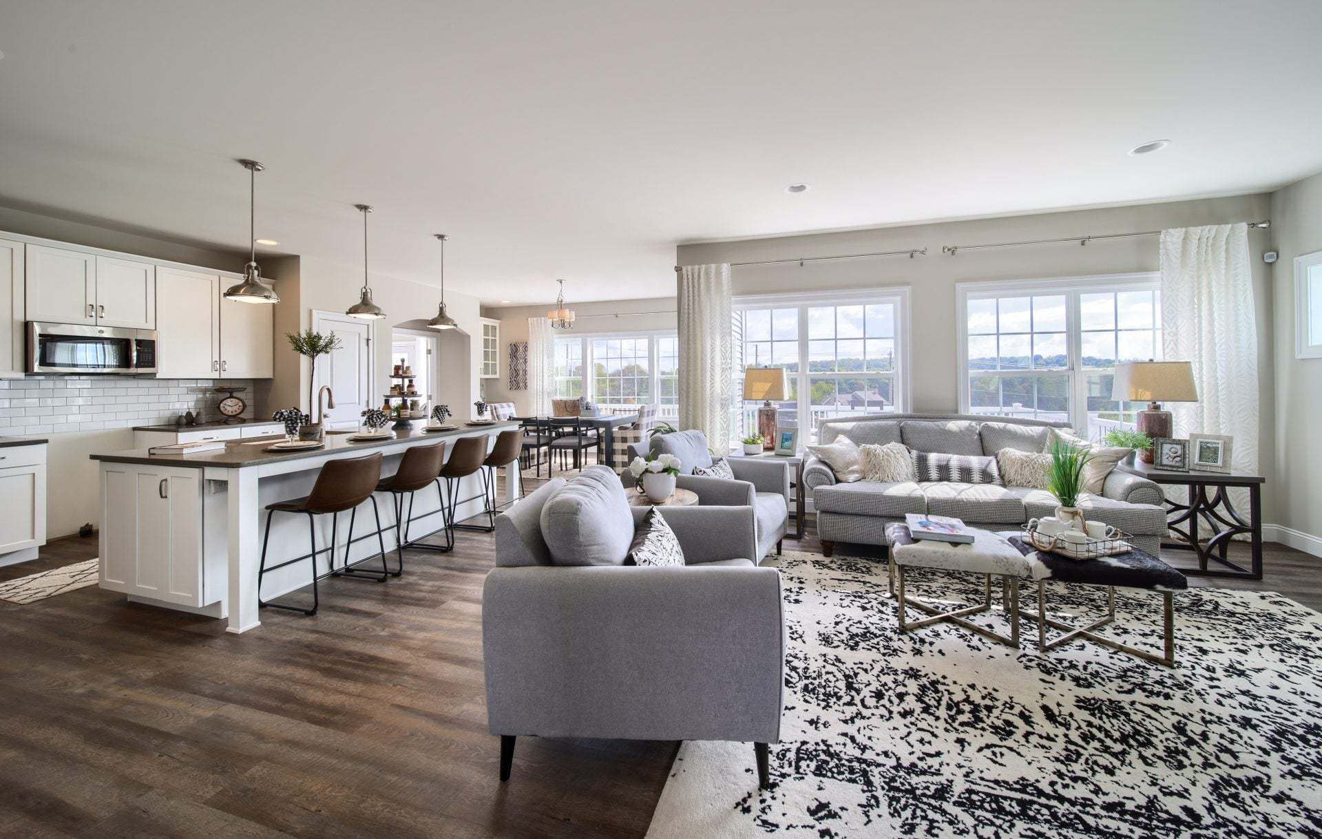 Family Room & Classic Kitchen