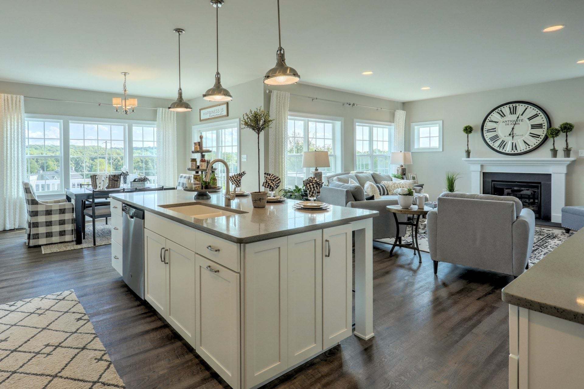 Classic Kitchen/Family Room/Breakfast Area