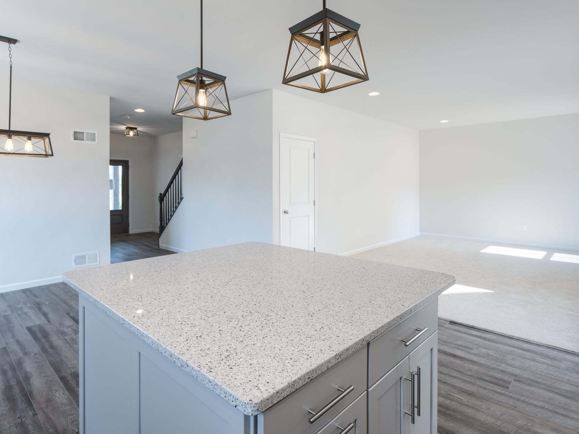 Family Room and Classic Kitchen