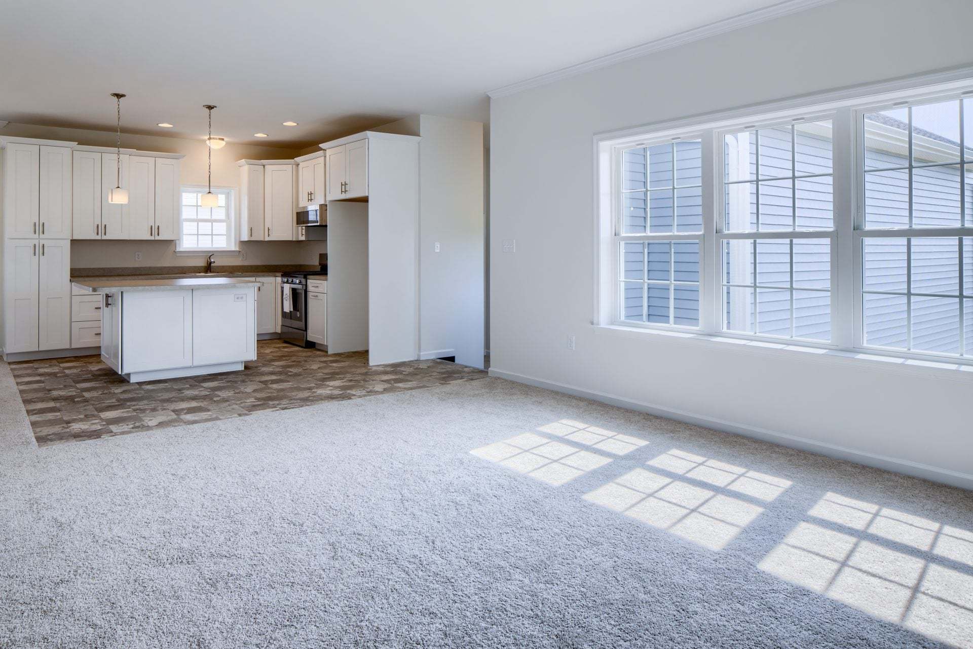 Family Room and Classic Kitchen